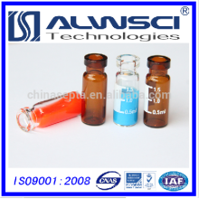 China factory 11mm Crimp Ring Clear Glass Vial with Label